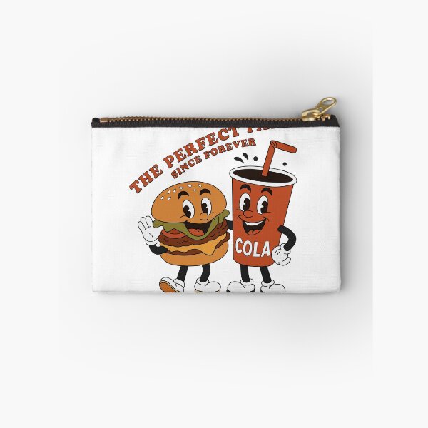 Item preview, Vintage Retro Hamburger Cola Mascot - The Perfect Pair designed and sold by KozbiDesign.