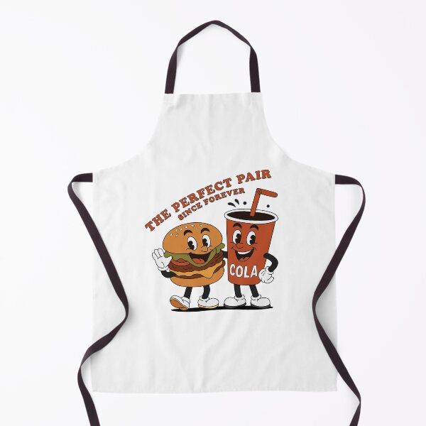 Item preview, Vintage Retro Hamburger Cola Mascot - The Perfect Pair designed and sold by KozbiDesign.