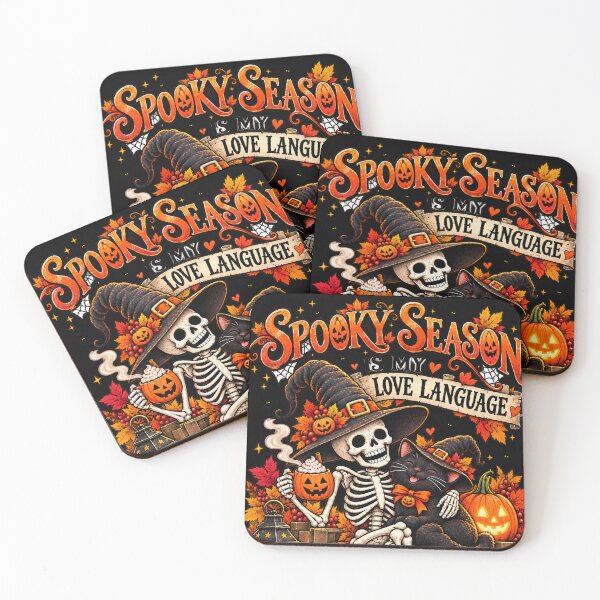 Item preview, Halloween Skeleton Witch and Black Cat designed and sold by -DEEWOLF-.