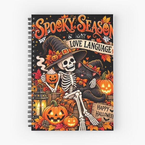 Item preview, Halloween Skeleton Witch and Black Cat designed and sold by -DEEWOLF-.