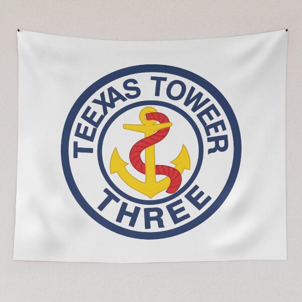 Item preview, USAF 4604th Support Squadron Texas Tower 3 Patch    designed and sold by CharlieDesings.