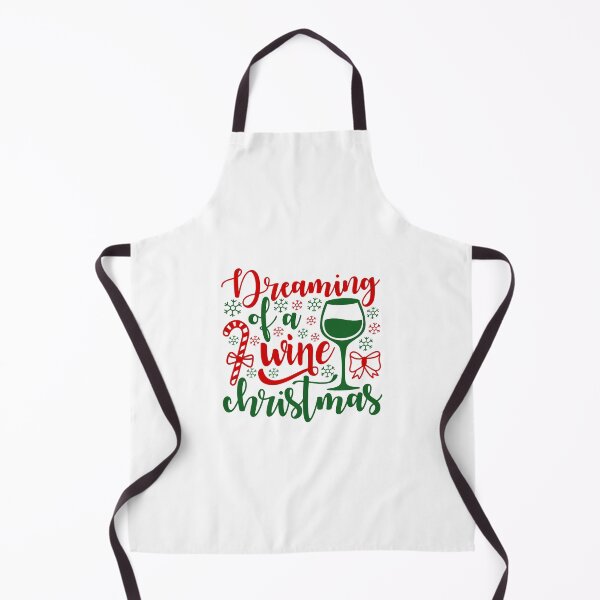 Item preview, Dreaming of a Wine Christmas Funny Holiday Quote designed and sold by FuzionRaptor.