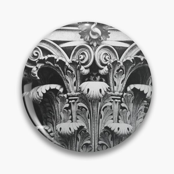 Item preview, Corinthian capital column, Edouard Baldus, Pl. 7 Nouveau Louvre, Exteriors, 1869-1875, photogravure vintage black and white photograph for wall decor designed and sold by Astrid Arkhangelsky.