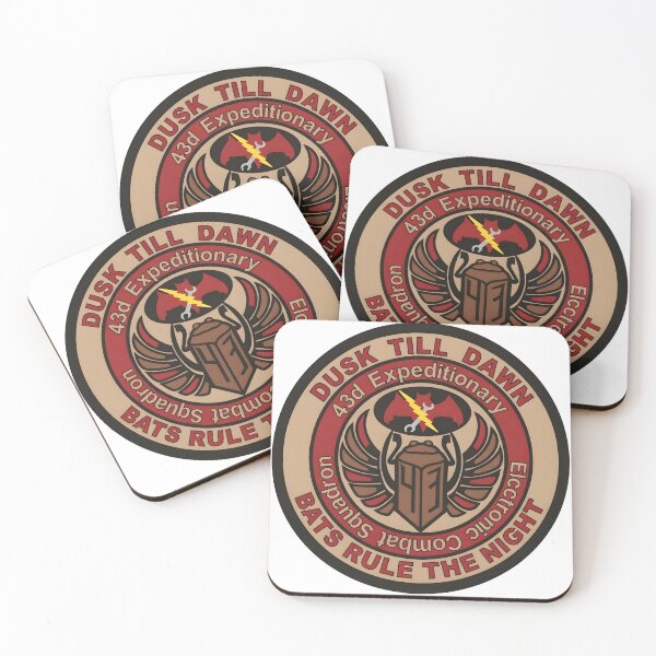Item preview, USAF 43d Expeditionary Electronic Combat Squadron Dusk Till Dawn Patch    designed and sold by CharlieDesings.