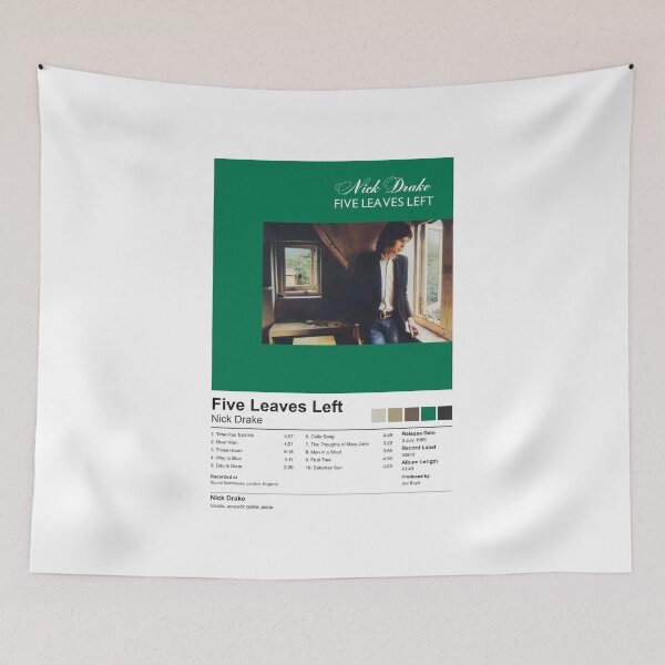 Item preview, Nick Drake - Five Leaves Left (Album Poster) designed and sold by curseofkazar.