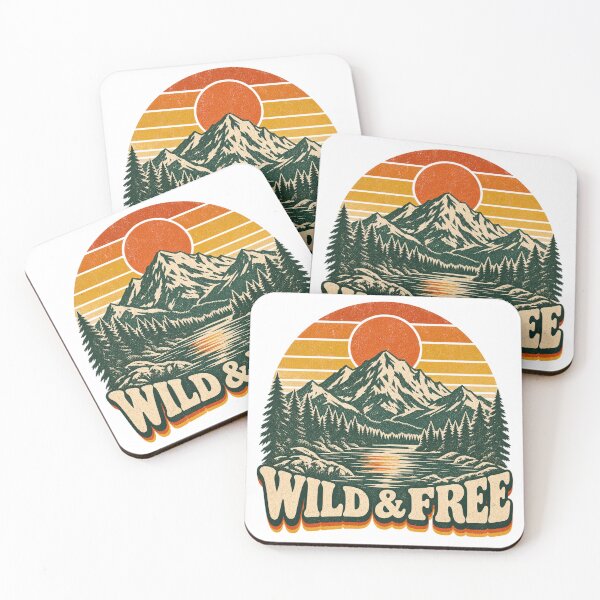 Item preview, Vintage Mountain Wilderness Sunset Nature Adventure designed and sold by jankizkhan.