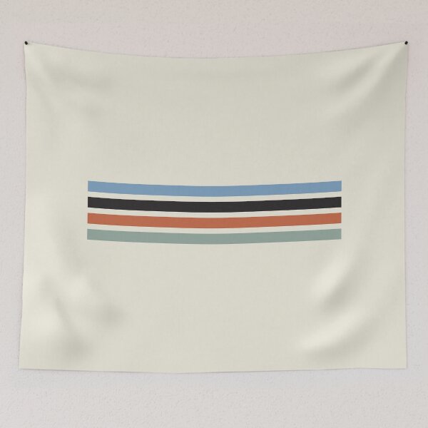 Item preview, Retro Stripes Vintage 70s Groovy Pattern Bold Colorful Striped Design #1 designed and sold by SalahBlt.