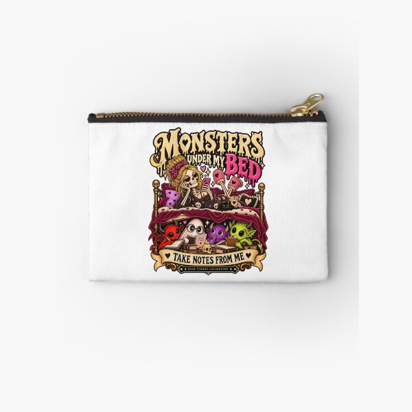 Item preview, ⚡Dead Trendy Collection ⚡- Monsters Under My Bed Take Notes From Me designed and sold by WheelieGdArt.