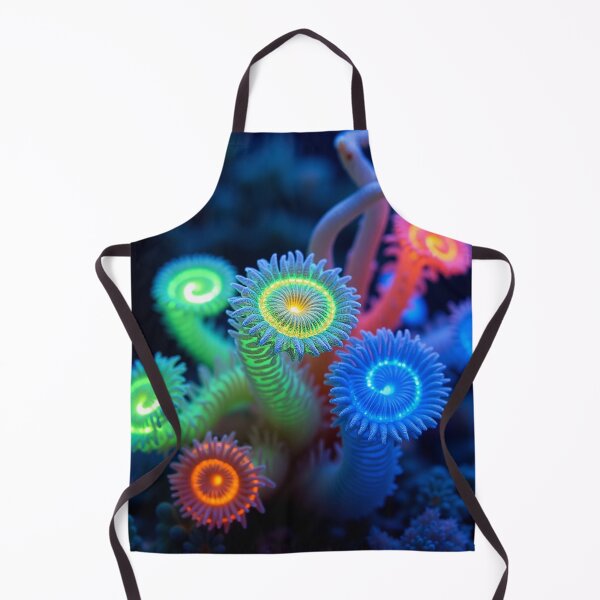 Item preview, Glowing Spiral Flowers – Neon Bioluminescent Fantasy Botanical Art. designed and sold by fbtrisha.