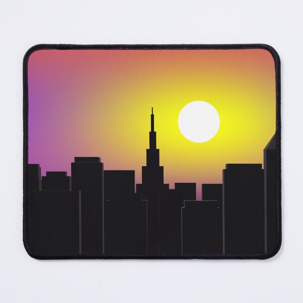 Item preview, Metropolitan Twilight: City Skyline Sunset designed and sold by ArtisticJump.