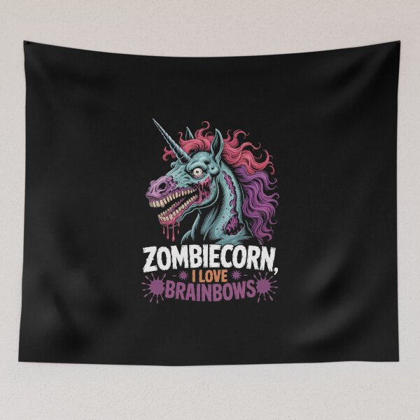 Item preview, ZOMBIECORN, I LOVE BRAINBOWS designed and sold by jkrphoto.