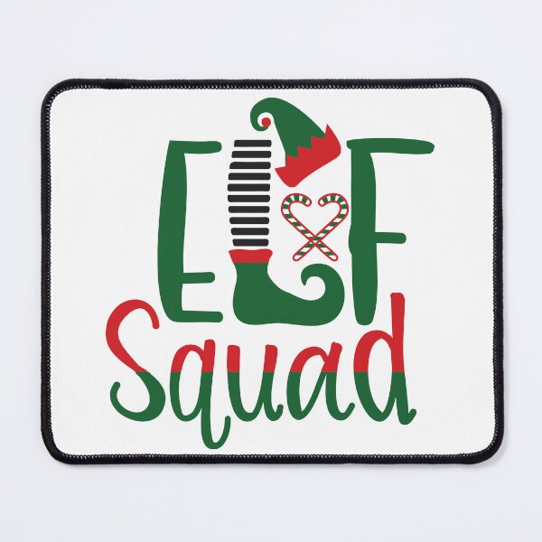 Item preview, Elf Squad Christmas Quote Cute Holiday Vibes designed and sold by FuzionRaptor.