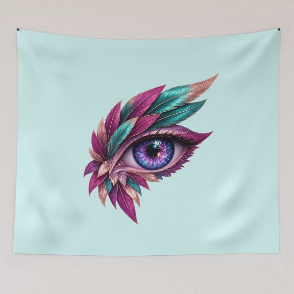 Item preview, Feathered gaze | Eye designed and sold by design-rebell.