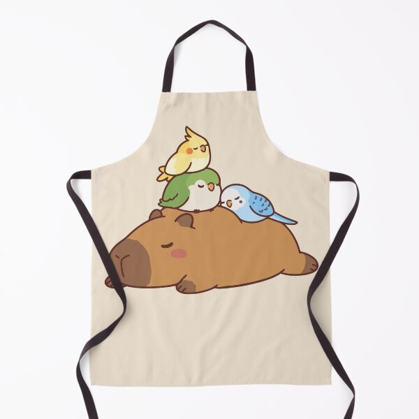 Item preview, Sleeping Capybara With Birds designed and sold by Doodlywood.