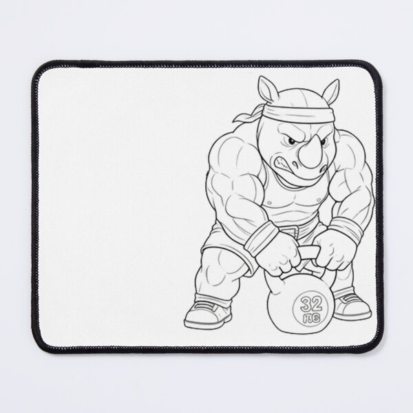 Item preview, Gym rhino bodybuilder workout designed and sold by wonghong.
