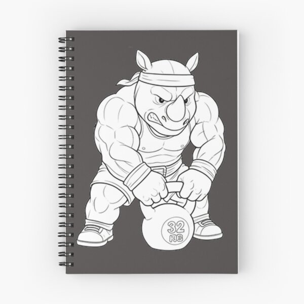 Item preview, Gym rhino bodybuilder workout designed and sold by wonghong.