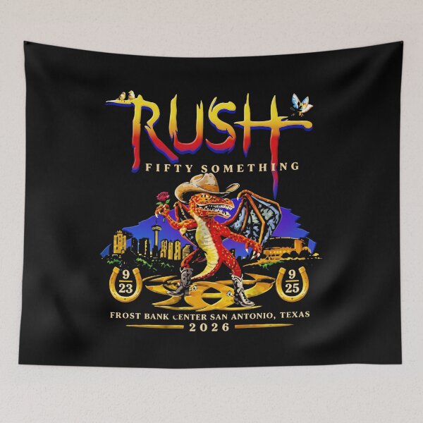 Item preview, Rush Fifty Something Tour San Antonio Texas 2026 designed and sold by JamesBomDavis.