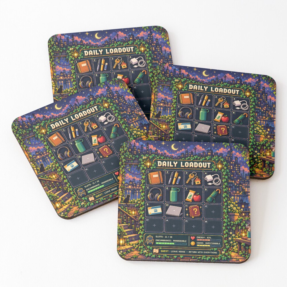 Item preview, Coasters (Set of 4) designed and sold by astersgraphics.