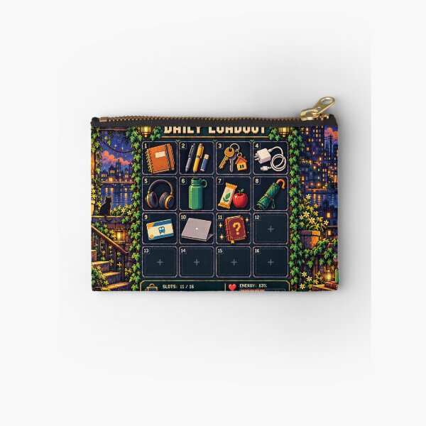 Item preview, Daily Loadout – Retro RPG Inventory Backpack Design designed and sold by astersgraphics.