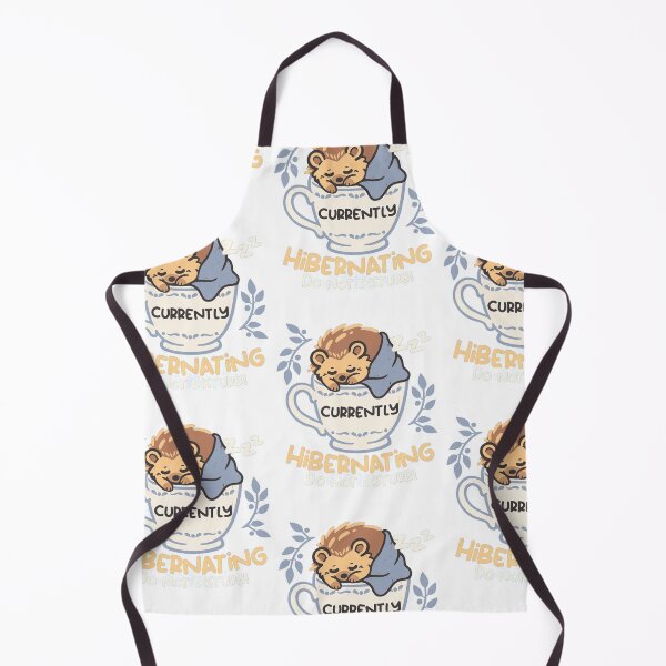 Item preview, Currently Hibernating Cute Hedgehog In Teacup Sleeping Winter Lover designed and sold by DevilMayCrySh.