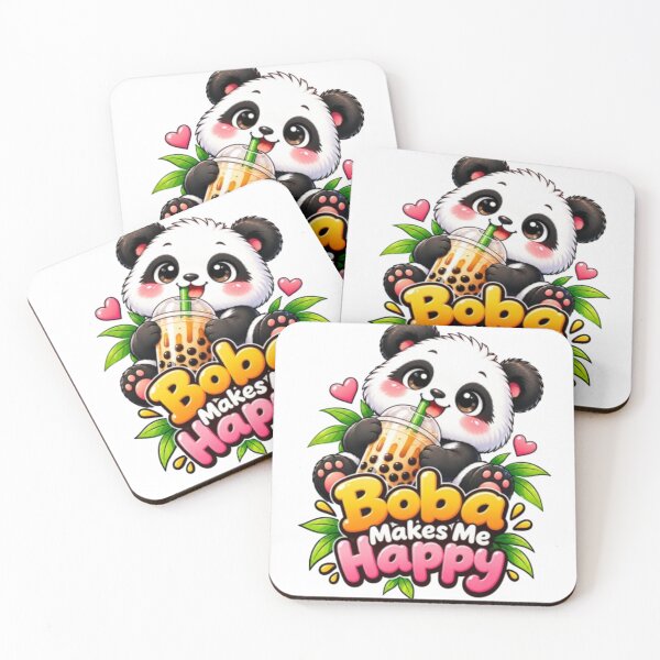 Item preview, Panda Boba Makes Me Happy designed and sold by kharatsuchita.