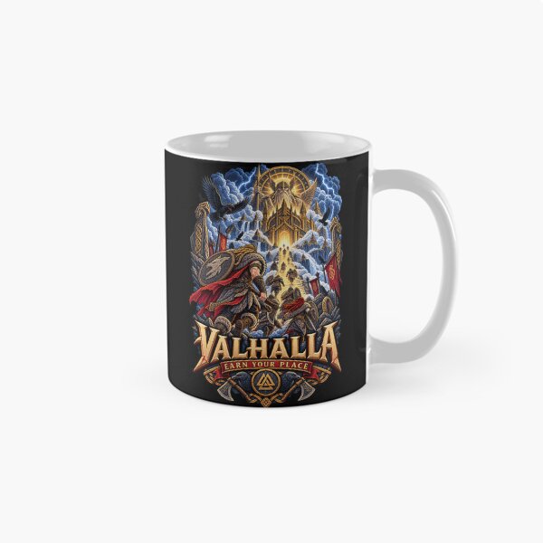 Item preview, Viking Ascent to Valhalla Earn Your Place designed and sold by Gabriela Mihai.