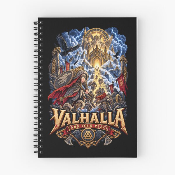 Item preview, Viking Ascent to Valhalla Earn Your Place designed and sold by Gabriela Mihai.