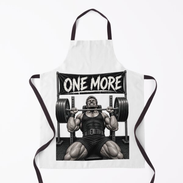 Item preview, One More Rep Bodybuilding Gym Motivation designed and sold by CrazySzoopWorld.