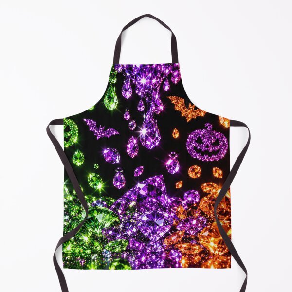 Item preview, Sparkling Halloween Crystal Diamonds Glitter Gems Pumpkin Bats designed and sold by BloomOfDesign.