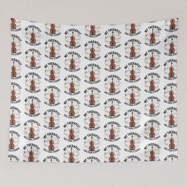 Item preview, My Therapist Has Four Strings - Funny Cello Player designed and sold by HappyDelights.
