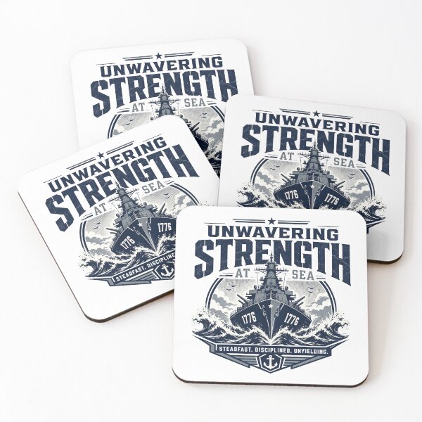 Item preview, Navy Seal Soldier Marine Unwavering Strength At Sea Them Motivational Slogan gift for Armed Forces Marines designed and sold by LD ART.