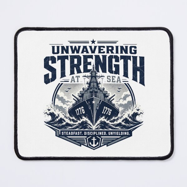 Item preview, Navy Seal Soldier Marine Unwavering Strength At Sea Them Motivational Slogan gift for Armed Forces Marines designed and sold by LD ART.