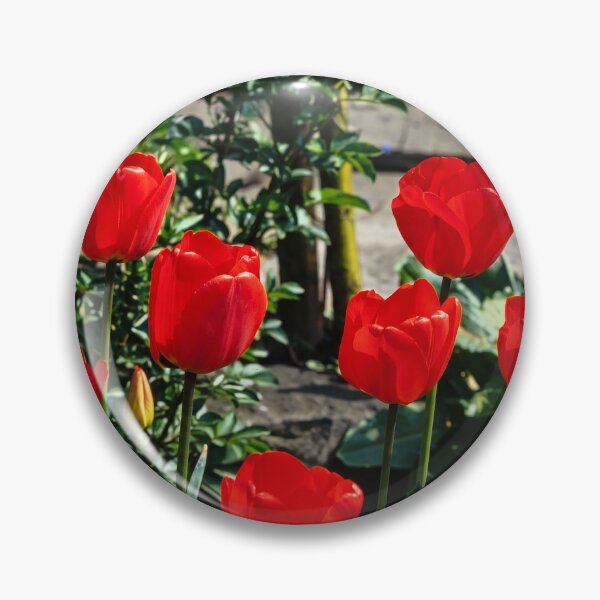 Item preview, Vibrant Red Tulips in Spring Bloom designed and sold by ArtworkNorth.