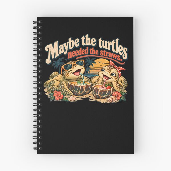 Item preview, Maybe The Turtles Needed The Straws Sarcastic Sea Turtle designed and sold by Crystal-Tree.