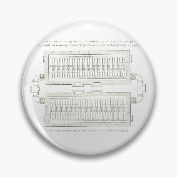 Item preview, Victorian Corngreaves Oven Technical Diagram designed and sold by Antique Science Press.