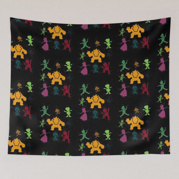 Item preview, Retro Dancing Video Game Silhouettes Pop Art 80s Street Style designed and sold by DevilMayCrySh.