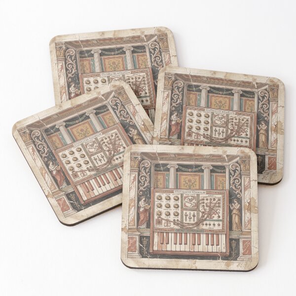 Item preview, Synthesizer Romanum - Ancient Fresco Electronic Music Art  designed and sold by codex antique.
