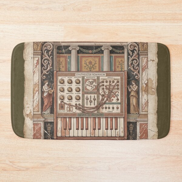 Item preview, Synthesizer Romanum - Ancient Fresco Electronic Music Art  designed and sold by codex antique.