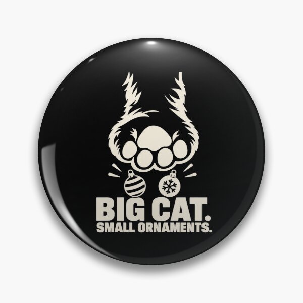 Item preview, Big Cat Small Ornaments Maine Coon Christmas Humor designed and sold by DreamLayerStudio.