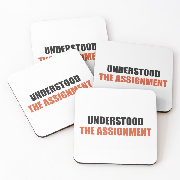 Item preview, Understood The Assignment Funny Meme designed and sold by Alphakenon.