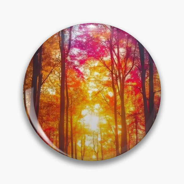 Item preview, Golden Autumn Woods: Sun-Drenched Fall Forest designed and sold by MystikalKat.