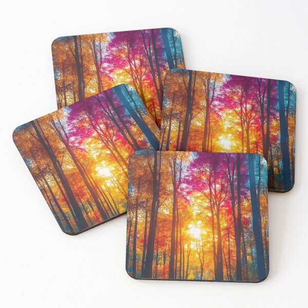 Item preview, Golden Autumn Woods: Sun-Drenched Fall Forest designed and sold by MystikalKat.