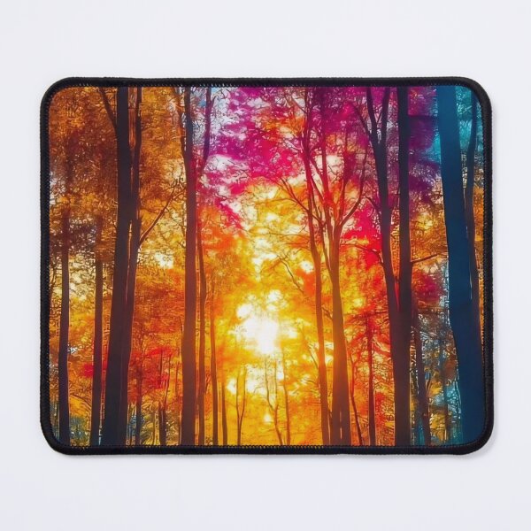 Item preview, Golden Autumn Woods: Sun-Drenched Fall Forest designed and sold by MystikalKat.