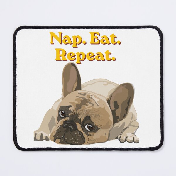 Item preview, French Bulldog Nap Eat Repeat Funny Shirt designed and sold by Electrycity.