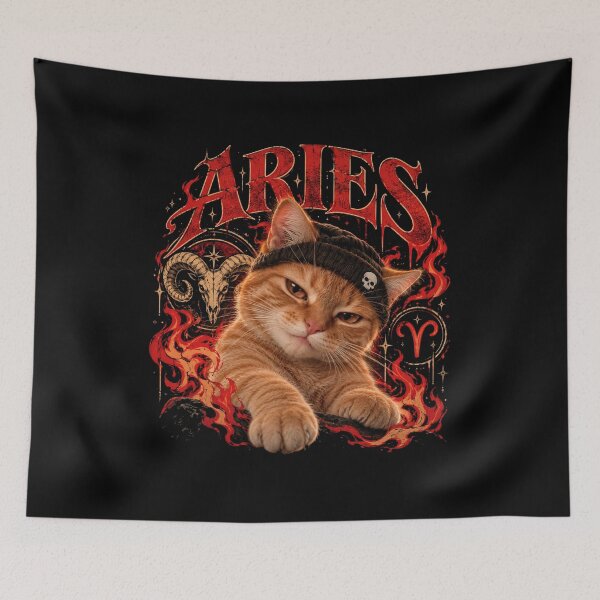 Item preview, Aries cat designed and sold by saranagliccuris.