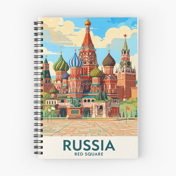 Item preview, Russia — Red Square — A Dreamy Purple Sunset Over the Heart of Moscow designed and sold by DibujandoPorfa.