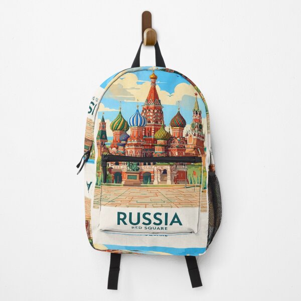 Item preview, Russia — Red Square — A Dreamy Purple Sunset Over the Heart of Moscow designed and sold by DibujandoPorfa.