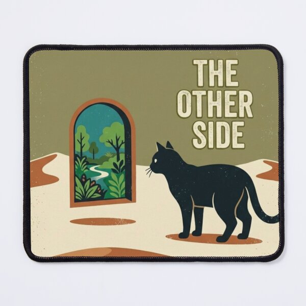 Item preview, The Other Side – Mystical Cat Portal Illustration designed and sold by Dogandesighn.