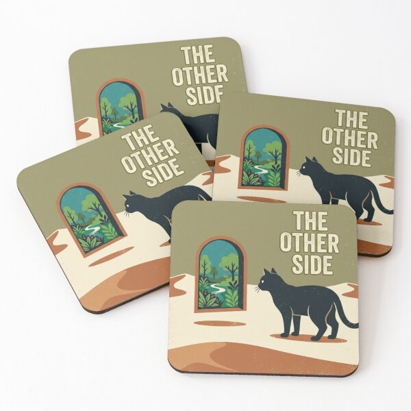Item preview, The Other Side – Mystical Cat Portal Illustration designed and sold by Dogandesighn.