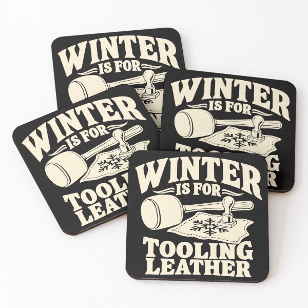 Item preview, Winter Is For Tooling Leather Leathercraft Humor designed and sold by DreamLayerStudio.